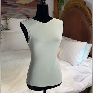 SKIMS Light Gray Tank Top